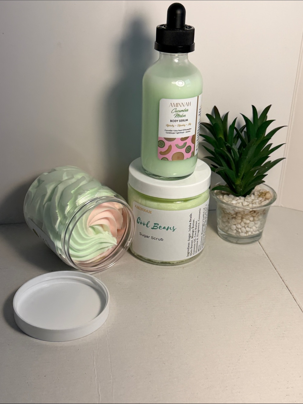 #25 Aminnah Body Bundle
Organic, Vegan, and Cruelty Free 
Women owned Business
